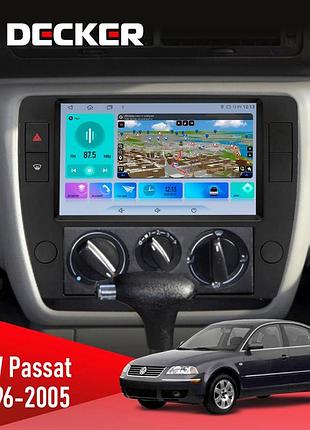 Штатна магнітола volkswagen passat 1996-2005 decker d9-009 4x64, dsp, 4g, 2k