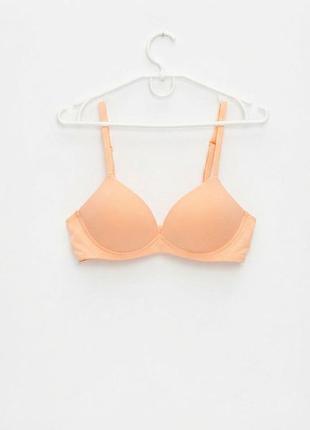 Бюстгальтер бра ущільнений без кісточок класичний 34a 75a бавовна m&s collection