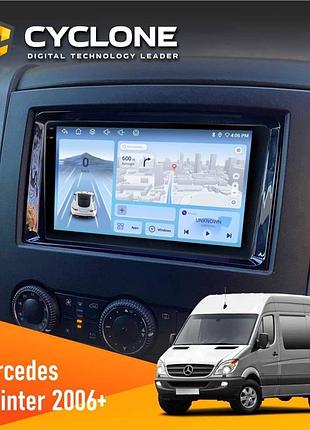 Штатна магнітола mercedes-benz sprinter (w906) 2006 cyclone c9-012 4x64 dsp 4g