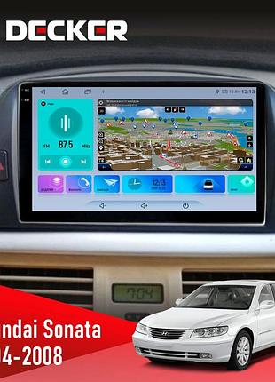 Штатна магнітола hyundai sonata (nf) 2004-2008 decker d9-009 4x64, dsp, 4g, 2k