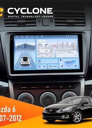 Штатна магнітола mazda 6 gh 2007-2012 cyclone c9-012 4x64 dsp 4g