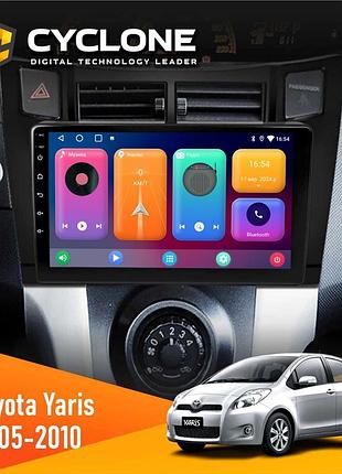 Штатна магнітола toyota yaris 2005-2010 cyclone c9-001 2x64 cpl