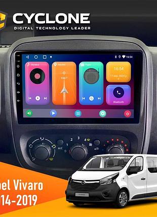 Штатна магнітола opel vivaro 2014-2019 cyclone c9-001 2x64 cpl