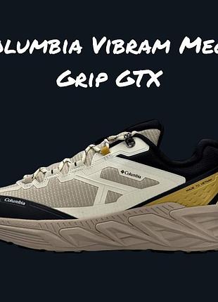 Columbia vibram mega grip gtx beige black