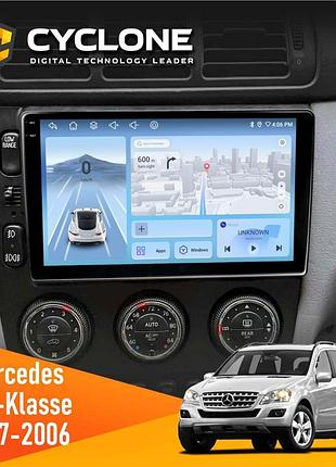 Штатна магнітола mercedes-benz ml-class (w163) 1997-2006 amp cyclone c9-012 4x64 dsp 4g