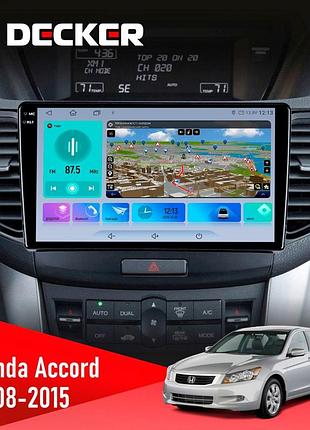 Штатна магнітола honda accord 8 2008-2015 amp decker d9-009 4x64, dsp, 4g, 2k
