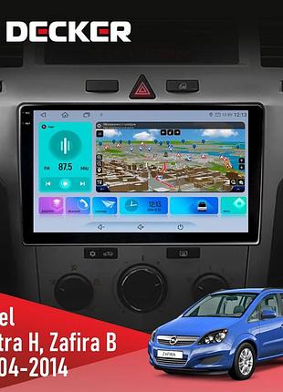 Штатна магнітола opel astra h zafira b decker d9-009 4x64, dsp, 4g, 2k