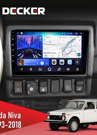 Штатна магнітола lada niva 1993-2018 decker d9-006 4x64, 4g