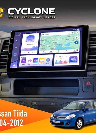 Штатна магнітола nissan tiida 2004-2012 cyclone c9-012 4x64 dsp 4g