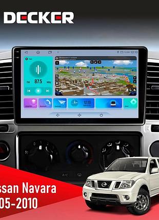 Штатна магнітола nissan navara, pathfinder 2005-2010 decker d9-009 4x64, dsp, 4g, 2k