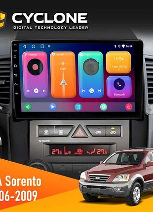 Штатна магнітола kia sorento (bl) 2006-2009 cyclone c9-001 2x64 cpl