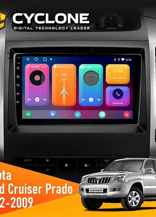 Штатна магнітола toyota land cruiser prado (120) 2002-2009 cyclone c9-001 2x64 cpl