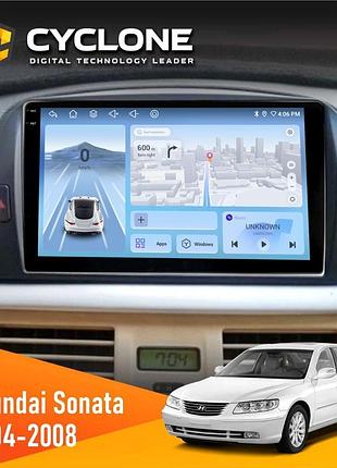 Штатна магнітола hyundai sonata (nf) 2004-2008 cyclone c9-012 4x64 dsp 4g