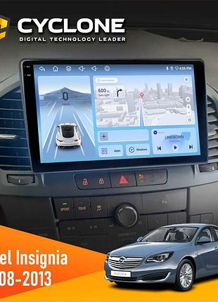 Штатна магнітола opel insignia 2008-2013 cyclone c9-012 4x64 dsp 4g