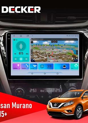 Штатна магнітола nissana murano 2015 decker d10-009 4x64, dsp, 4g, 2k