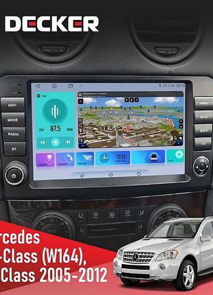 Штатна магнітола mercedes-benz ml-class (w164) 2005-2011 decker d9-009 4x64, dsp, 4g, 2k