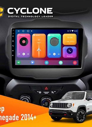 Штатна магнітола jeep renegade 2014 cyclone c9-001 2x64 cpl