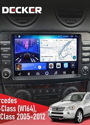 Штатна магнітола mercedes-benz ml-class (w164) 2005-2011 decker d9-006 4x64, 4g