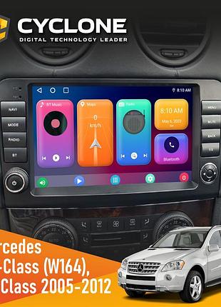 Штатна магнітола mercedes-benz ml-class (w164) 2005-2011 cyclone c9-001 2x64 cpl