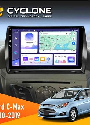 Штатна магнітола ford c-max 2010-2019 cyclone c9-011 4x64, dsp