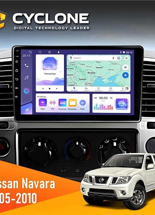 Штатна магнітола nissan navara (d40), pathfinder (r51) 2005-2010 cyclone c9-011 4x64, dsp