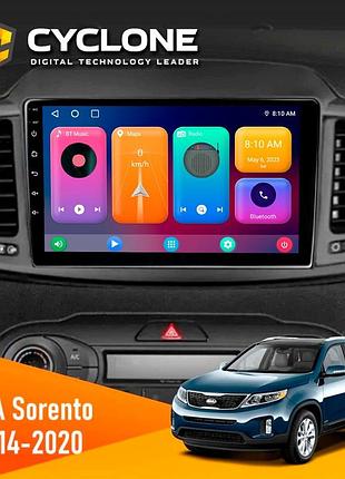 Штатна магнітола kia sorento 2014-2020 cyclone c10-001 2x64 cpl