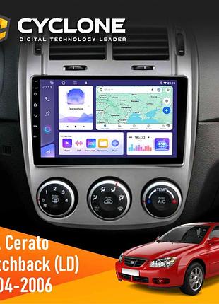 Штатна магнітола kia cerato 2004-2006 cyclone c9-011 4x64, dsp