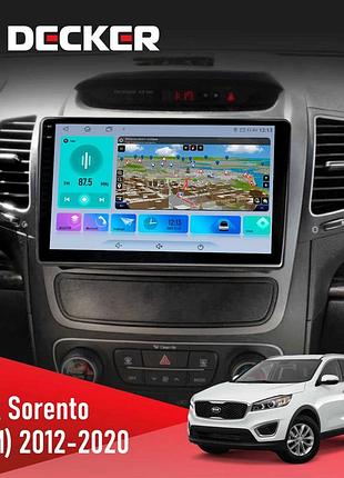 Штатна магнітола kia sorento 2012-2020 decker d9-009 4x64, dsp, 4g, 2k
