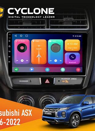 Штатна магнітола mitsubishi asx 2016-2022 cyclone c10-001 2x64 cpl