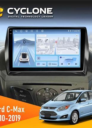 Штатна магнітола ford c-max 2010-2019 cyclone c9-012 4x64 dsp 4g