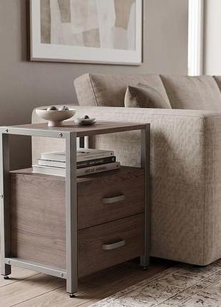 Тумба универсальная ferrum-decor вивьен 2/2 50x41x40 серый дсп дуб кремона канолло 16мм (frd-107769)