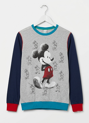 Кофта лонгслив / undercolos of benetton / disney /mickey mouse ➡️ возраст 10-11роков (рост 150см)