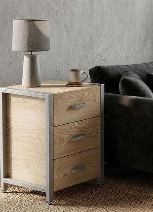 Тумба универсальная ferrum-decor вивьен 3 50x41x40 серый дсп дуб кремона торро 16мм (frd-107757)
