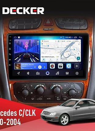 Штатна магнітола mercedes-benz c-class (w203) 2000-2004 decker d9-006 4x64, 4g