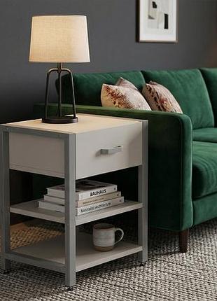 Тумба універсальна ferrum-decor вів'єн 1/2 50x41x40 сірий дсп кашемір 16 мм (frd-107787)