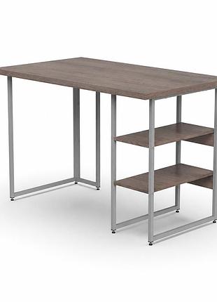 Стол письменный кевин ferrum-decor (frd-108044) 140 см, серый металл, дсп дуб кремона канолло 32 мм