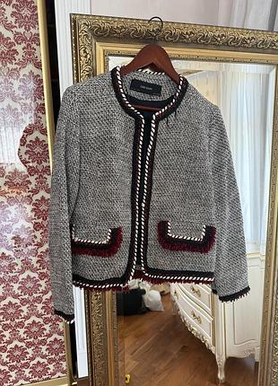 Жакет твідовий zara