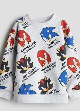 Світшот сонік h&m 1.5-2 роки