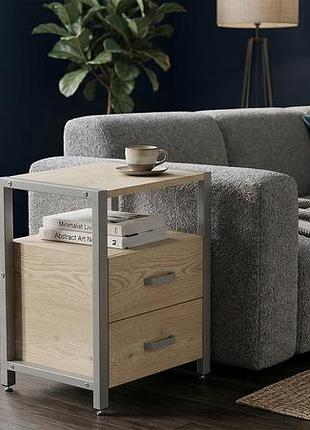 Тумба універсальна ferrum-decor вів'єн 2/2 50x41x40 сірий дсп дуб кремона торро 16 мм (frd-107773)