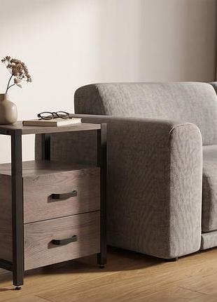 Тумба универсальная ferrum-decor вивьен 2/2 50x41x40 черный дсп дуб кремона канолло 16мм (frd-107759)