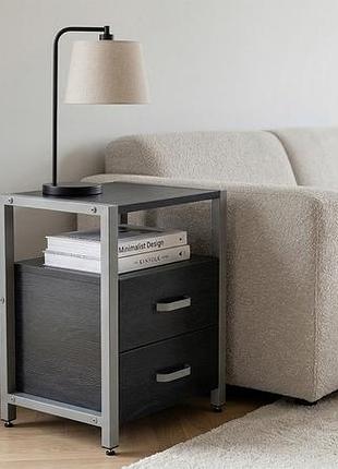 Тумба универсальная ferrum-decor вивьен 2/2 50x41x40 серый дсп каштан арвадонна 16мм frd-107771