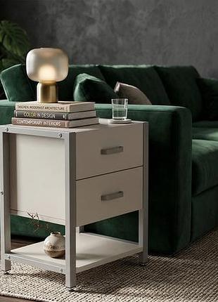 Тумба универсальная ferrum-decor вивьен 2/1 серый дсп кашемир 16мм 50x41x40 (frd-107802)