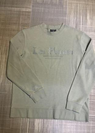 H&m💙чоловічий одяг/ніжно-зелений світшот💛l/50