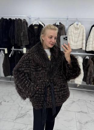 Роскошная шуба из натуральной чернобурки ✨