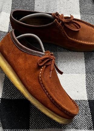 Clarks wallabee туфли