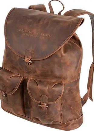 Рюкзак sauer leather 30 brown шкіра