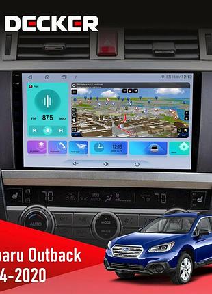Штатна магнітола subaru outback 2014-2020 decker d9-009 4x64, dsp, 4g, 2k