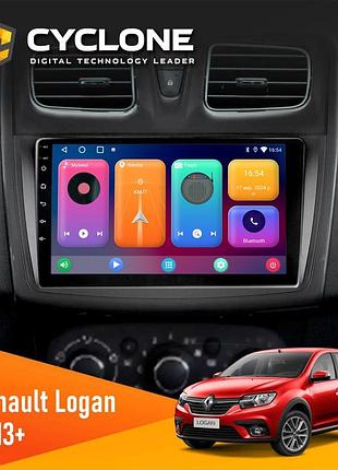 Штатна магнітола renault sandero, logan 2012-2020 cyclone c9-001 2x64 cpl