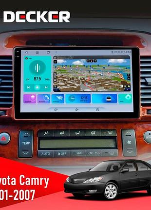 Штатна магнітола toyota camry 30 2001-2007 decker d9-009 4x64, dsp, 4g, 2k