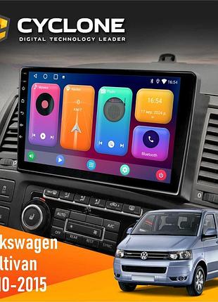 Штатна магнітола volkswagen multivan 2010-2015 cyclone c9-001 2x64 cpl